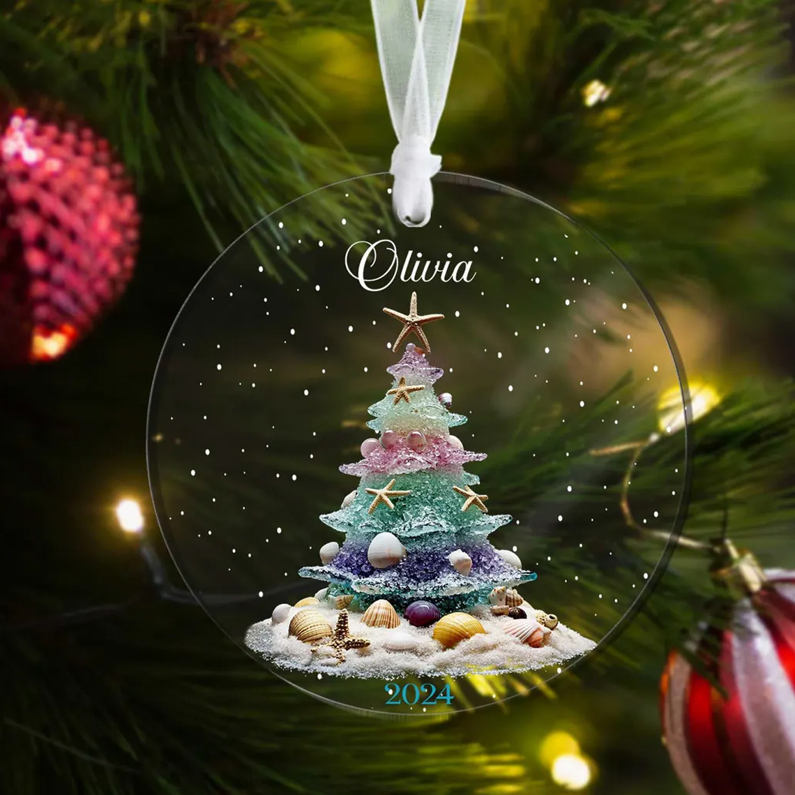 Coastal Christmas Tree Ornament