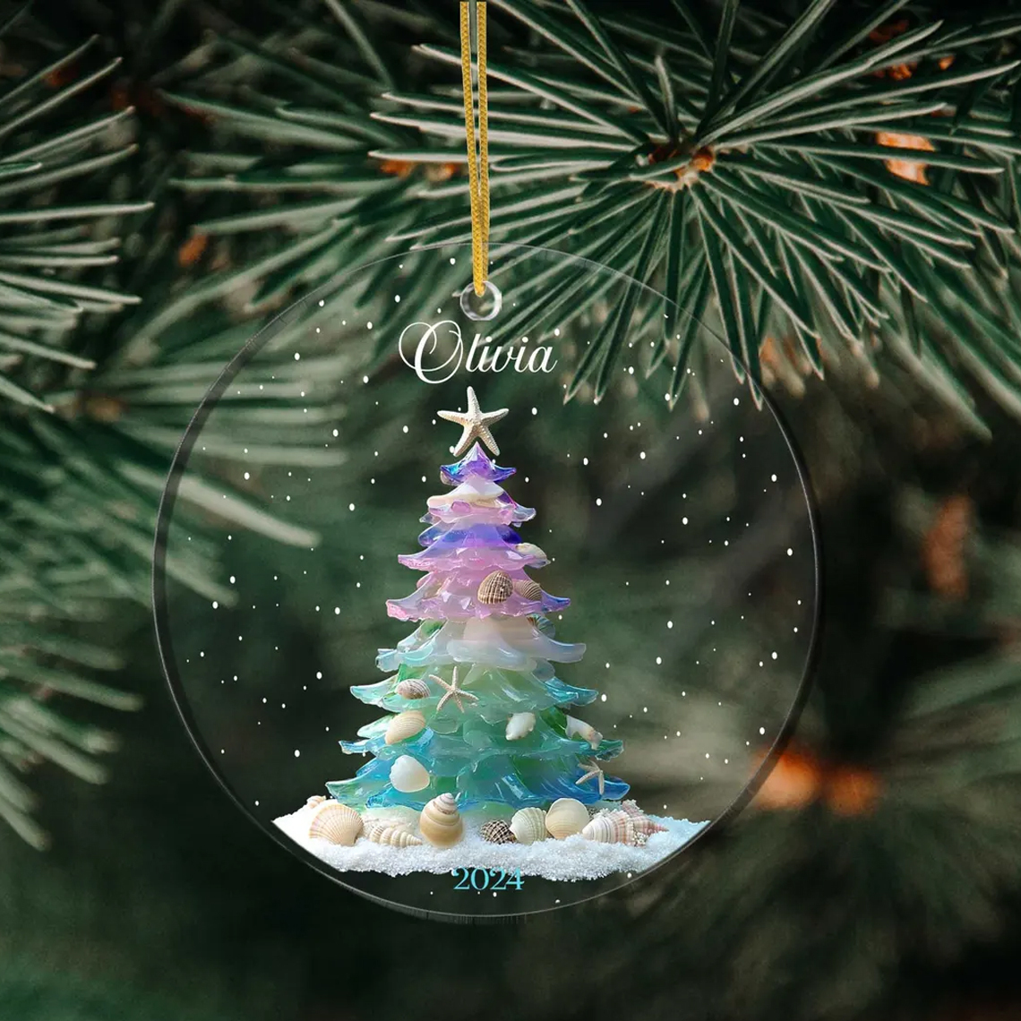 Coastal Christmas Tree Ornament