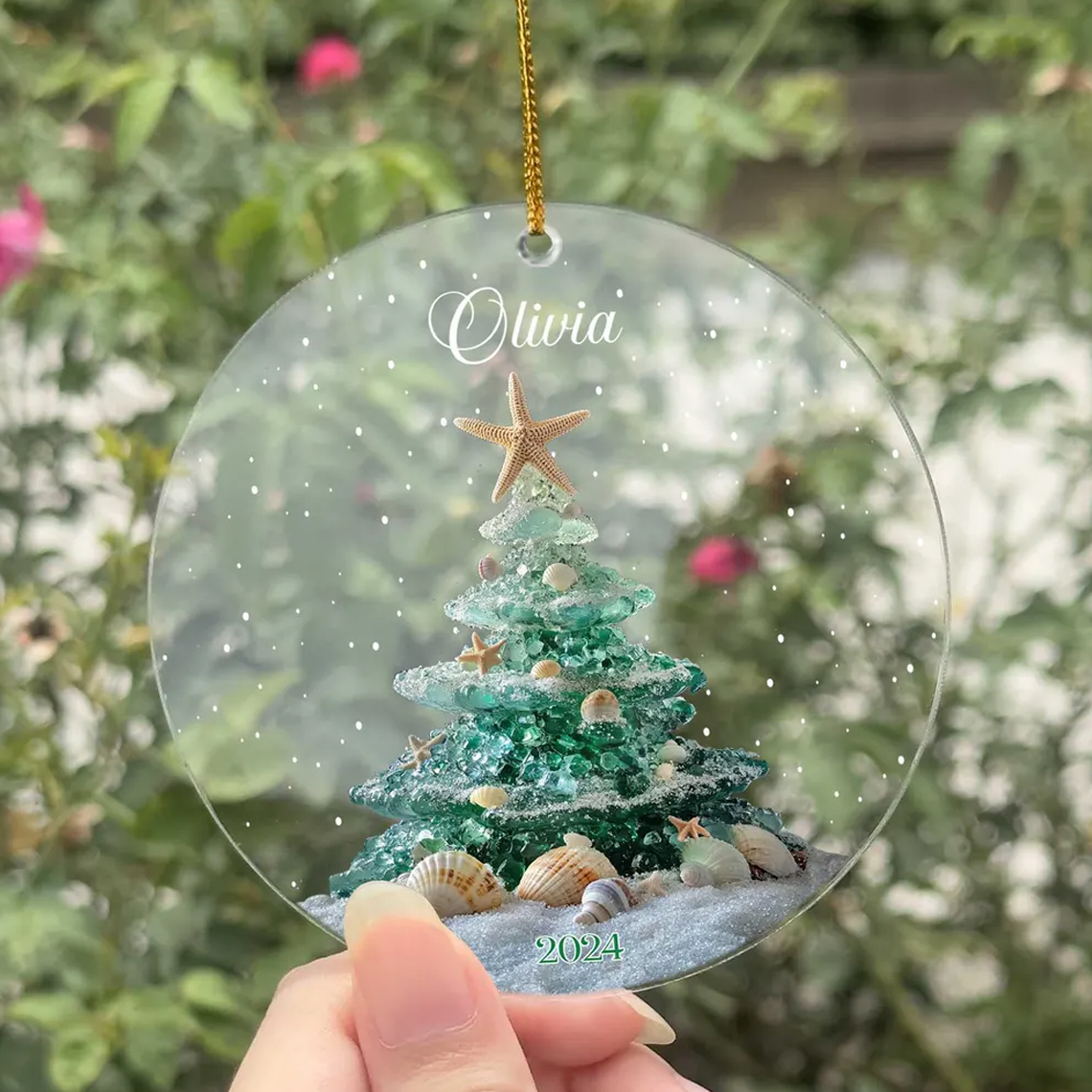 Coastal Christmas Tree Ornament