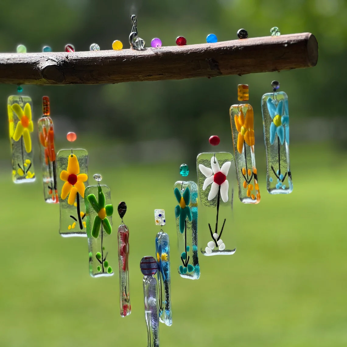 Flowers wind chimes