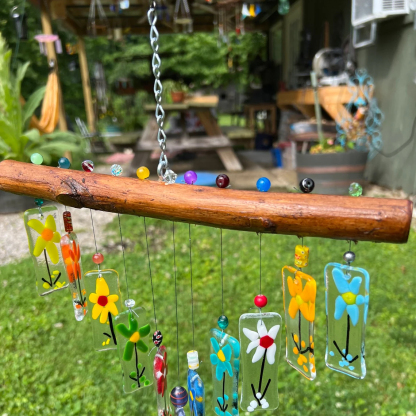 Flowers wind chimes
