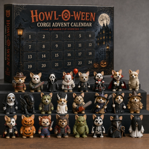 Spooky Corgi Halloween Advent Calendar