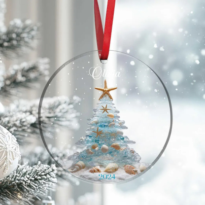 Coastal Christmas Tree Ornament