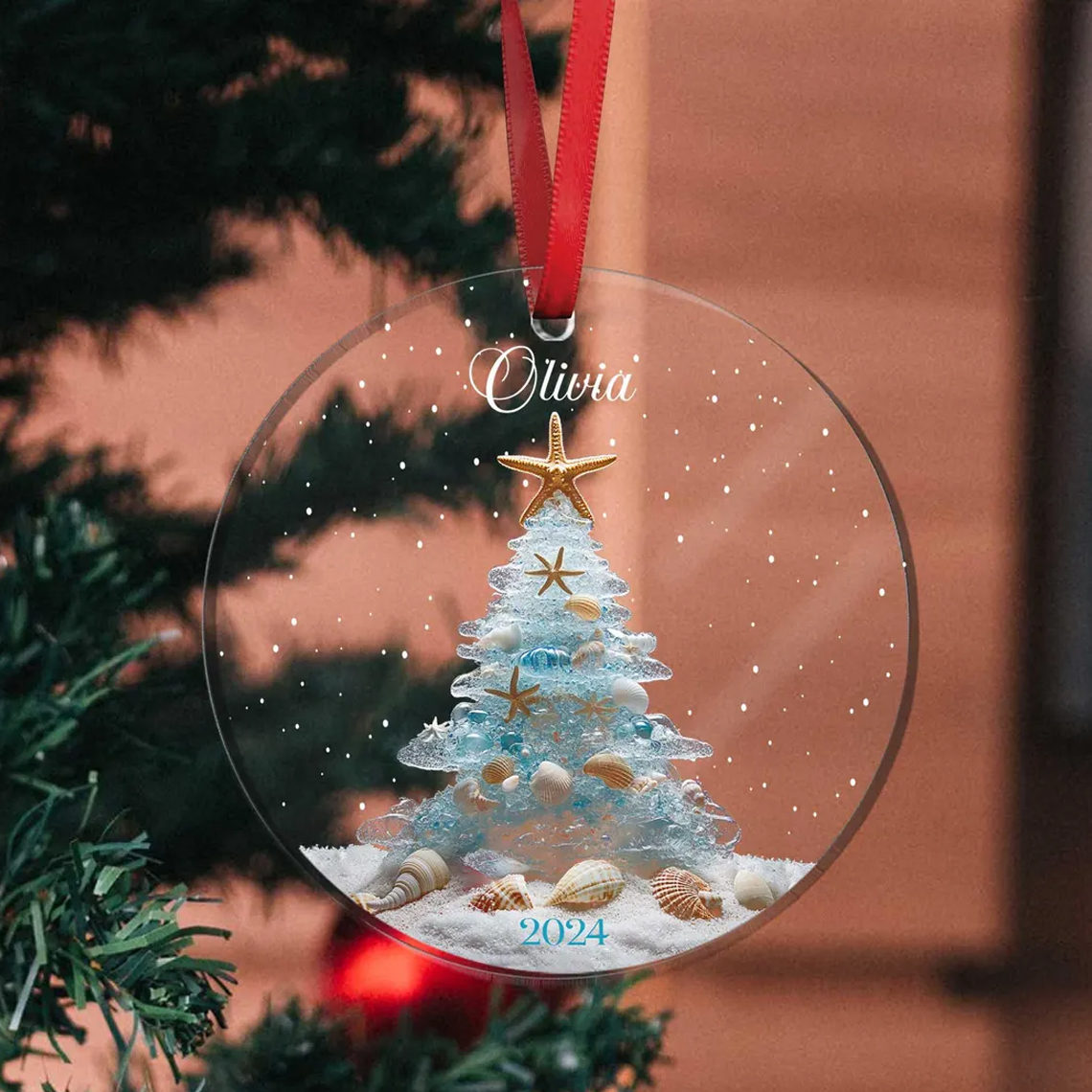 Coastal Christmas Tree Ornament