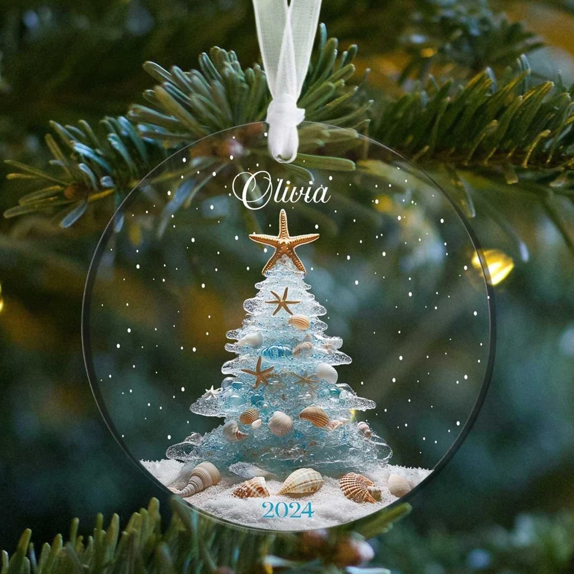 Coastal Christmas Tree Ornament