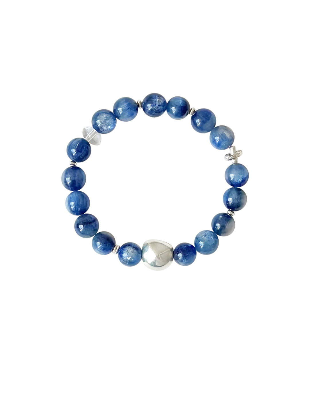 Kyanite & Clear Quartz "Emotional Balance" Bracelet - 16.5cm (Fits 14-15cm Wrist)