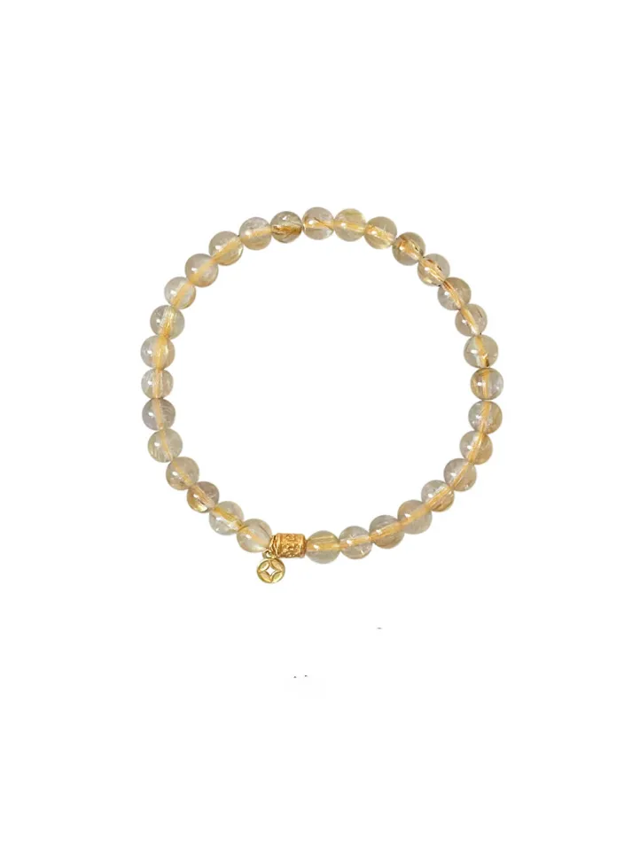 Golden Hair Crystal Play Bracelet· True Words Gold Absorbing Bracelet