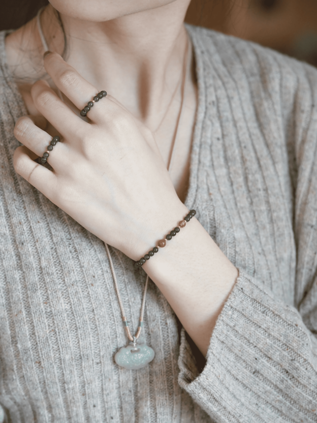 Natural Hetian Jasper 18k Gold Chinese Style Ring · Hong Kong Size 12 (Suitable for finger circumference 51mm)