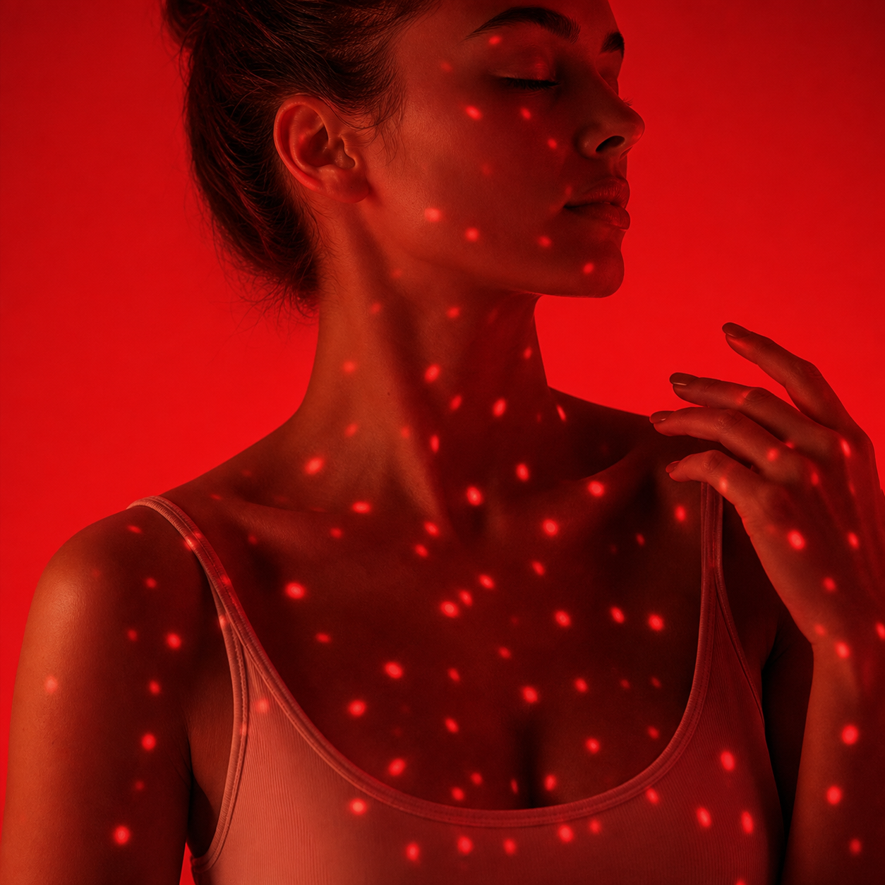Full body red light therapy mat and bag