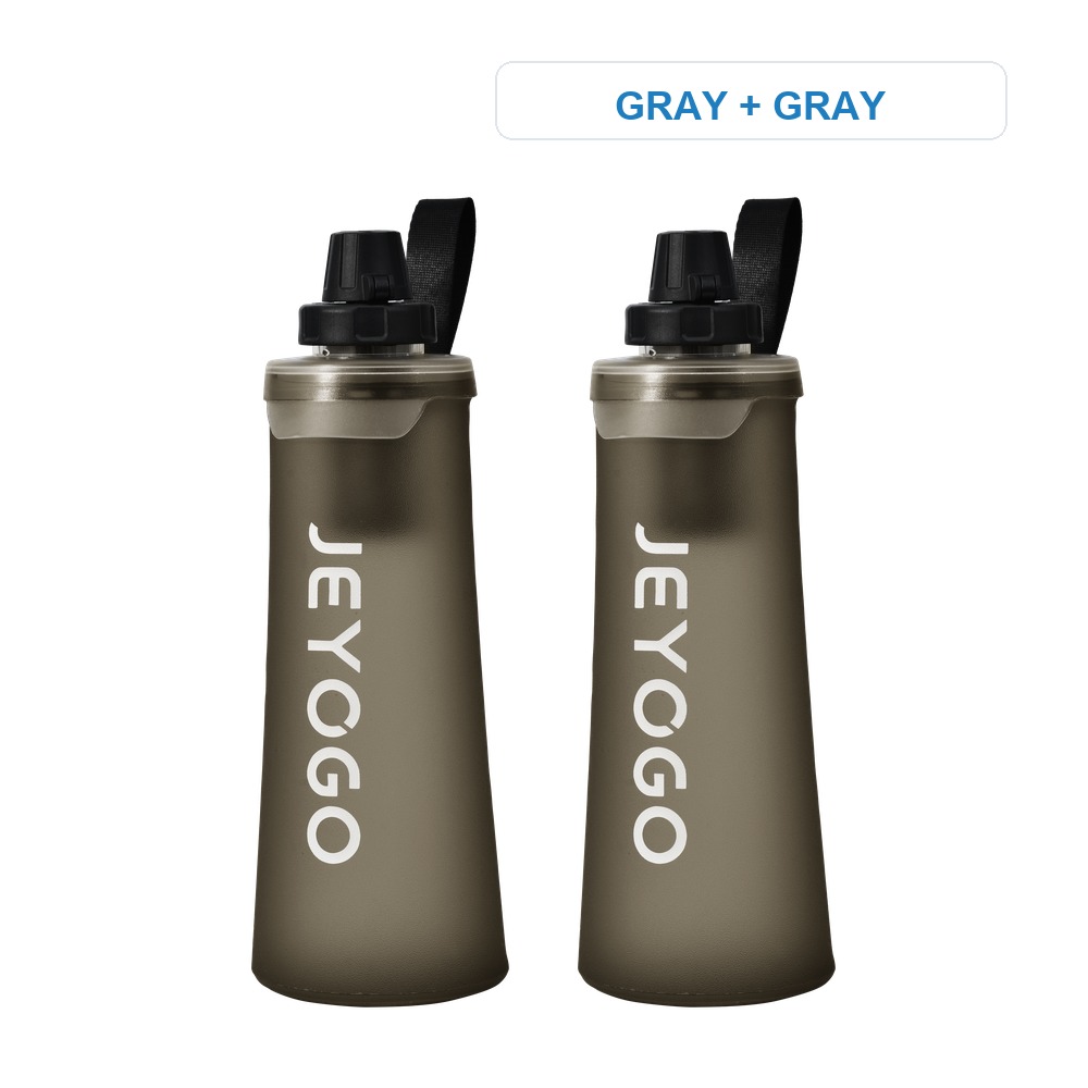 Free Shipping | JEYOGO 1L Collapsible Water Filter Bottle with 2 Replacement Filters