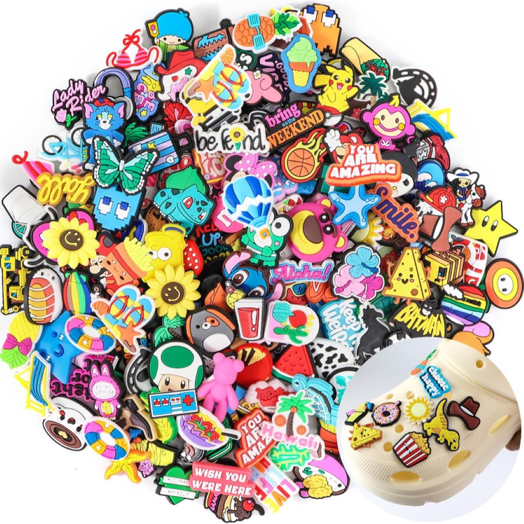  50 Pieces Shoe Charms For Clog Shoe Decoration