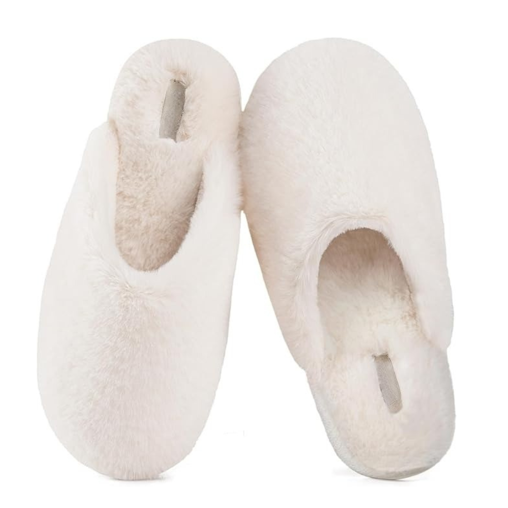 Comfy Women’s Fuzzy Memory Foam Scuff SlippersComfy Women Fuzzy Memory Foam Scuff Slippers - Image 6