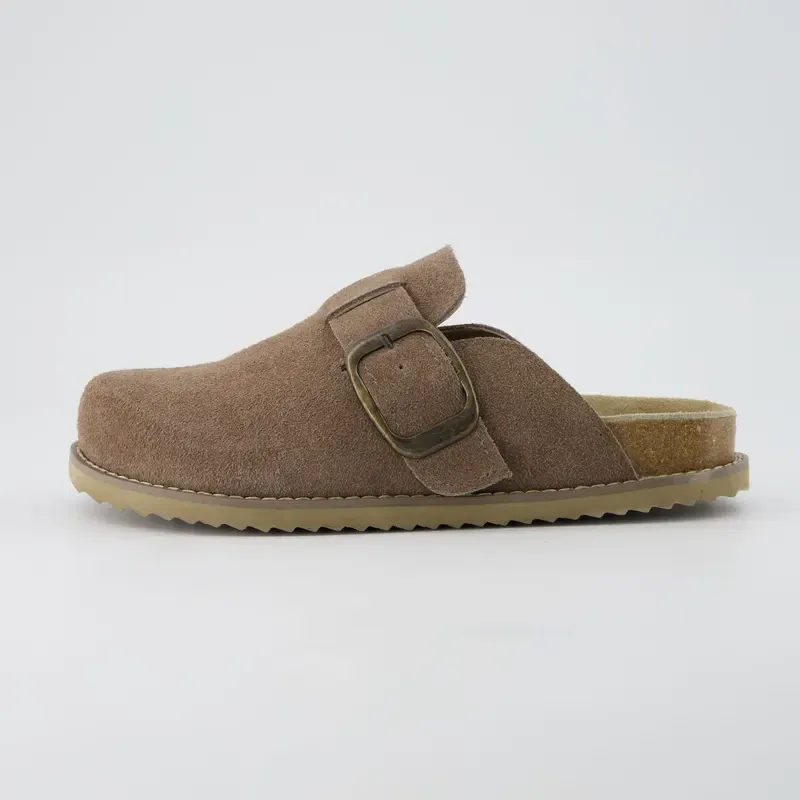 Blain Suede Slip On Clog