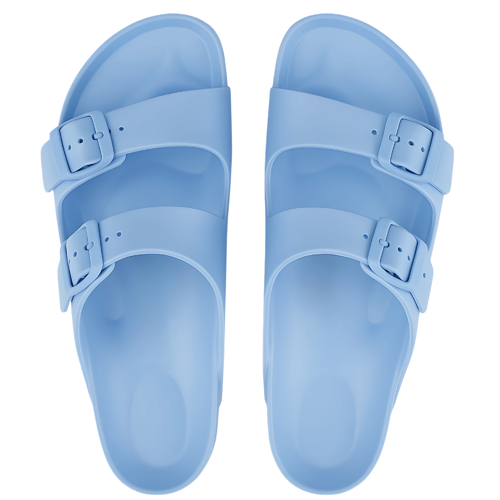 Two Strap EVA Sandals With Waterproof Lightweight Slides