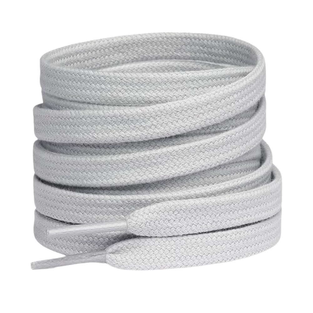 Pair of 2 Cotton Flat Shoelaces Wide for Sneakers and Athletic ShoesPair of 2 Cotton Flat Shoelaces Wide for Shoes - Image 18