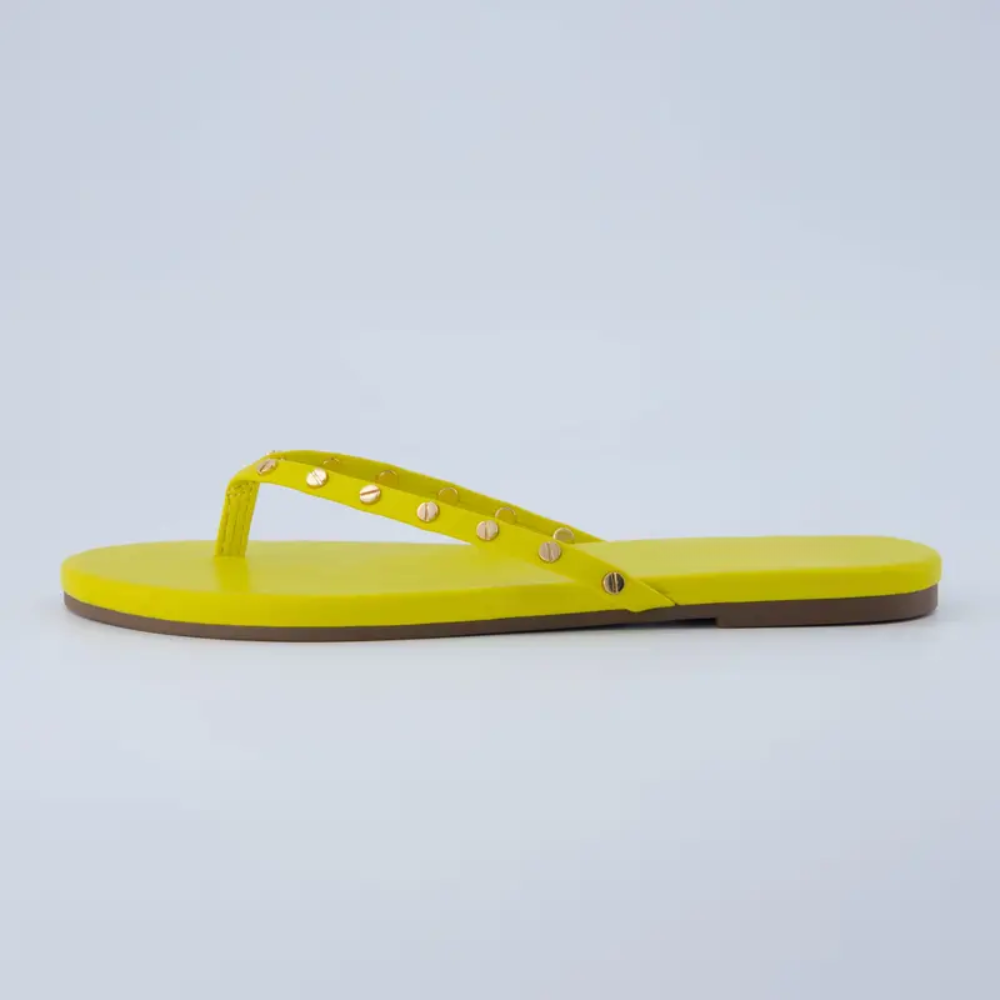Women's Memory Foam EVA Sandals - All-Day Comfort in Yellow - Close-Up Detail