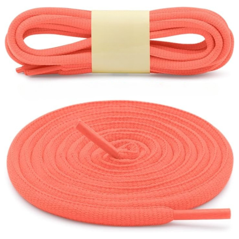 Oval Athletic Pair of 2 4mm Thick Half Round Shoe Laces 