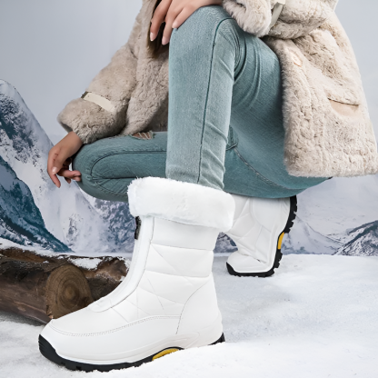 Waterproof Snow Boots With Thermal Layering