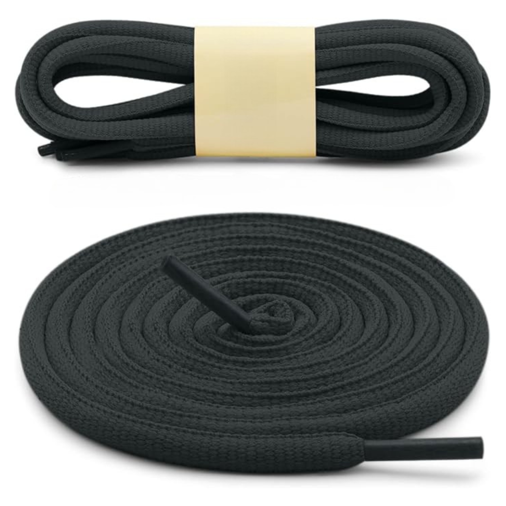 Oval Athletic Pair of 2 4mm Thick Half Round Shoe Laces 