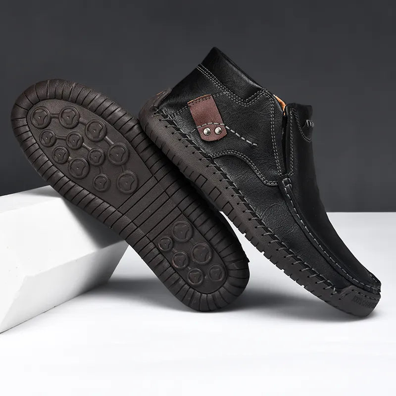 Non Slip Casual Leather Loafers For MenNon Slip Casual Leather Loafers For Men - Image 3