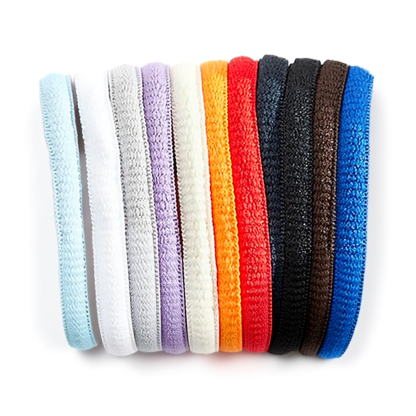 Oval Athletic Pair of 2 4mm Thick Half Round Shoe Laces 