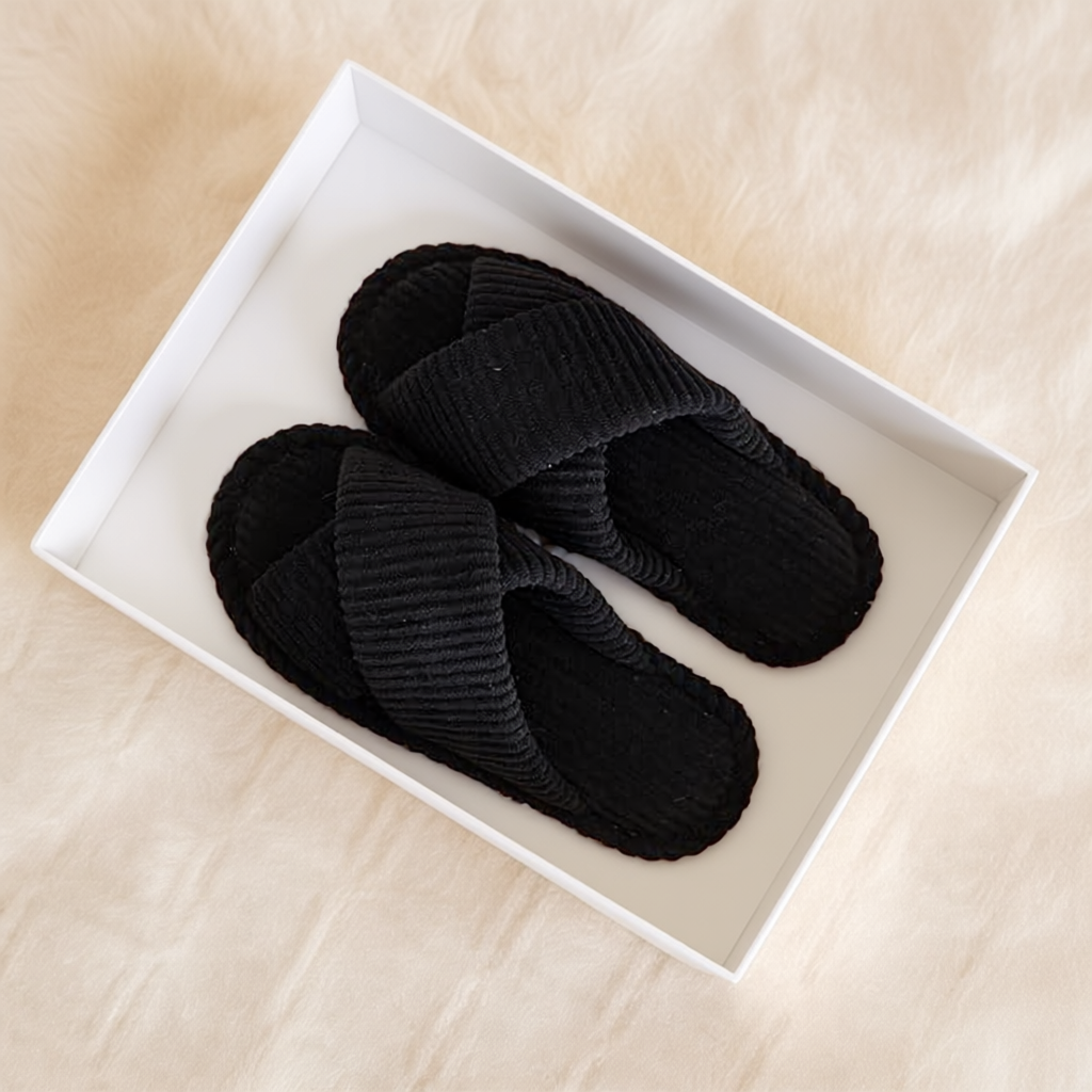 Womens Memory Foam Open Toe Crossband House Slides Women Memory Foam Open Toe Crossband House Slides  - Image 16