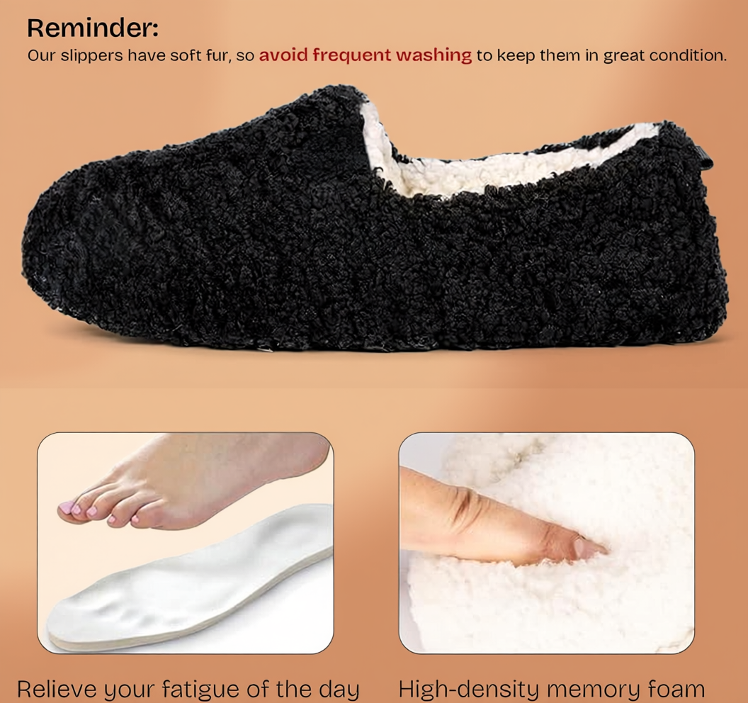 Cozy Polar Fleece Loafer Lightweight Foam Slippers