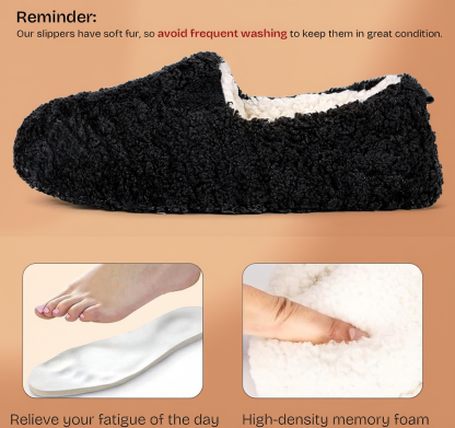 Cozy Polar Fleece Loafer Lightweight Foam Slippers