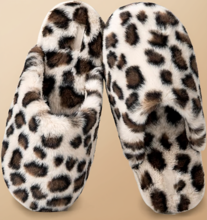 Women Soft Fuzzy Scuff Slippers With Memory Foam