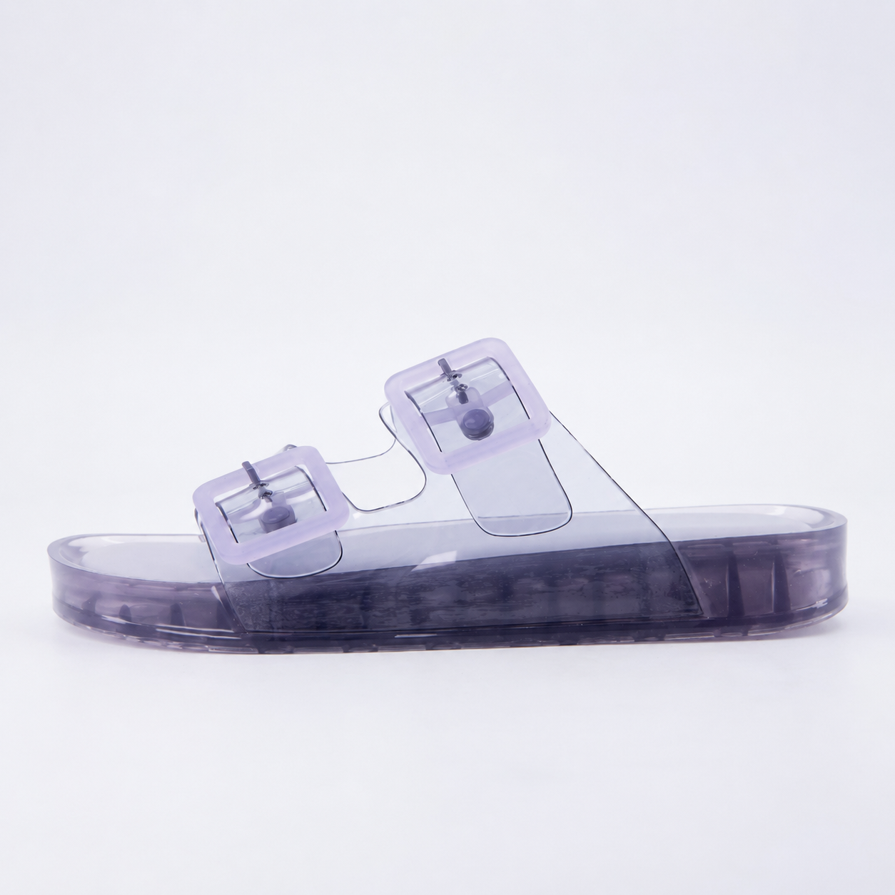Pool Slide Waterproof Double Buckle Adjustable Slip On Sandals For Women