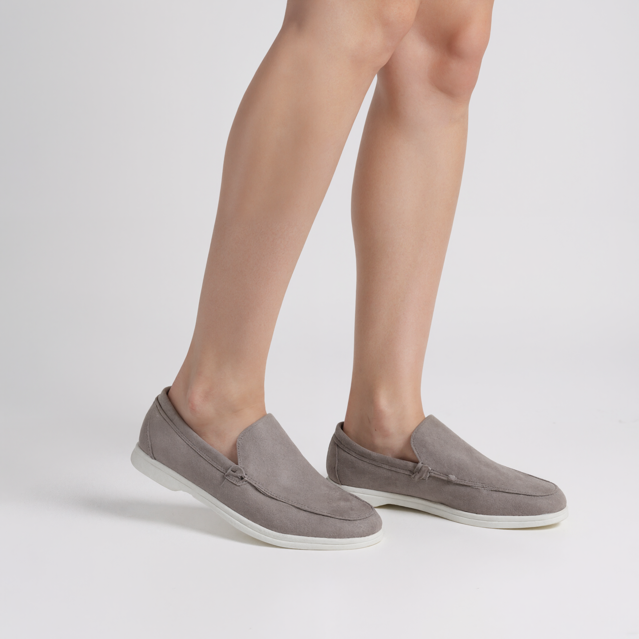 Classic Suede Loafers In Vintage StyleClassic Suede Loafers In Vintage Style - Image 9