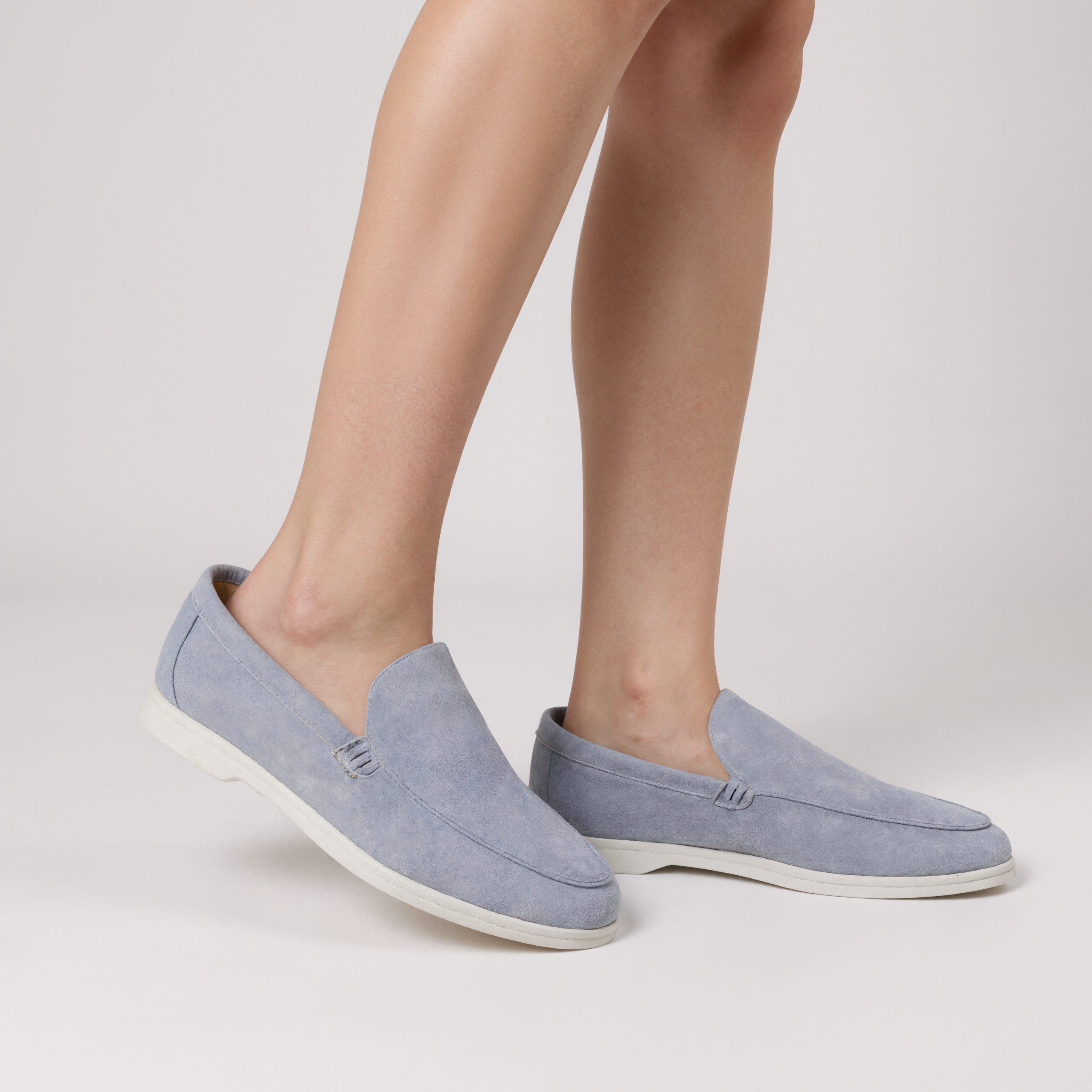 Classic Suede Loafers In Vintage StyleClassic Suede Loafers In Vintage Style - Image 11