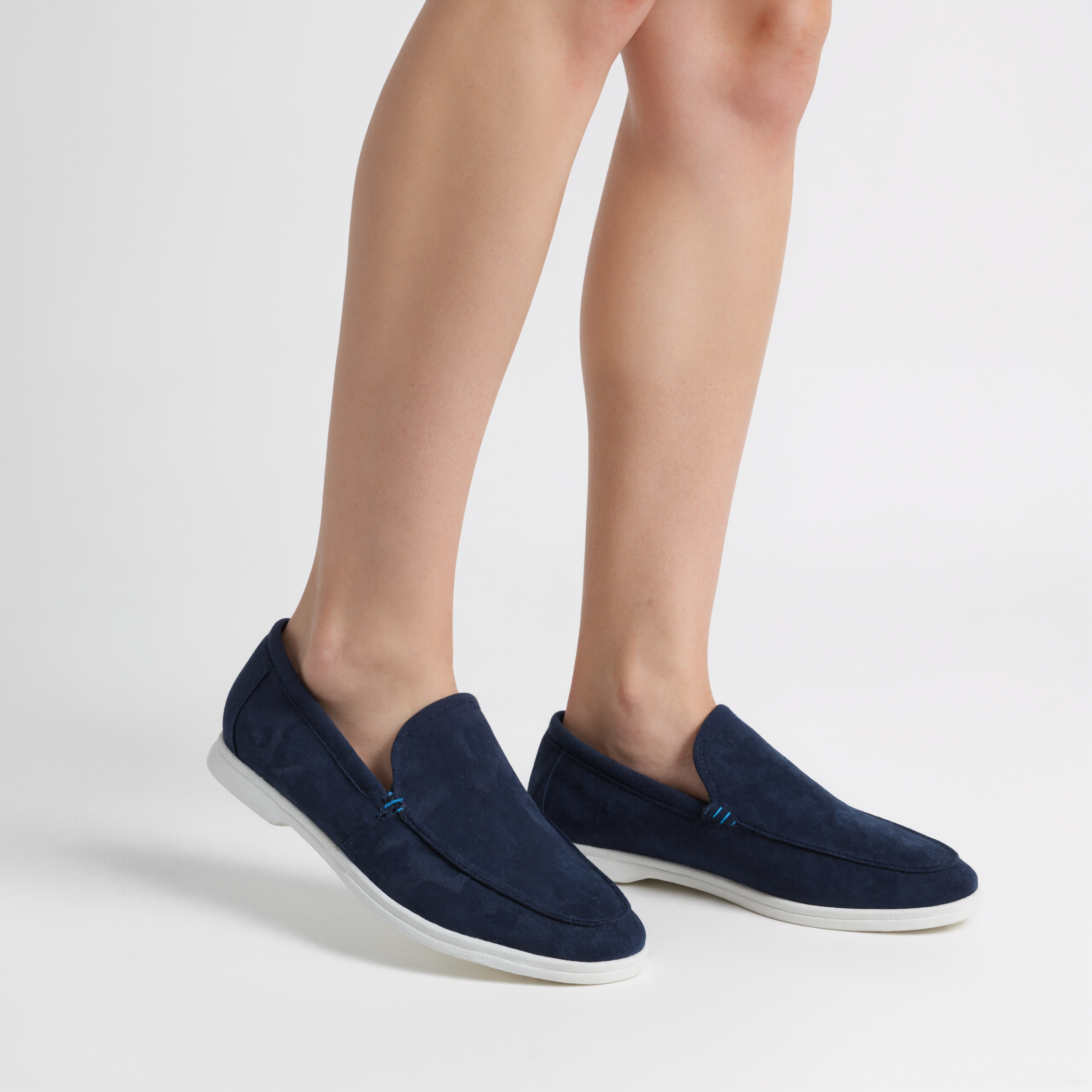 Classic Suede Loafers In Vintage StyleClassic Suede Loafers In Vintage Style - Image 8