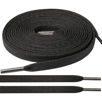 Pair of 2 Flat Shoelaces for Sneakers