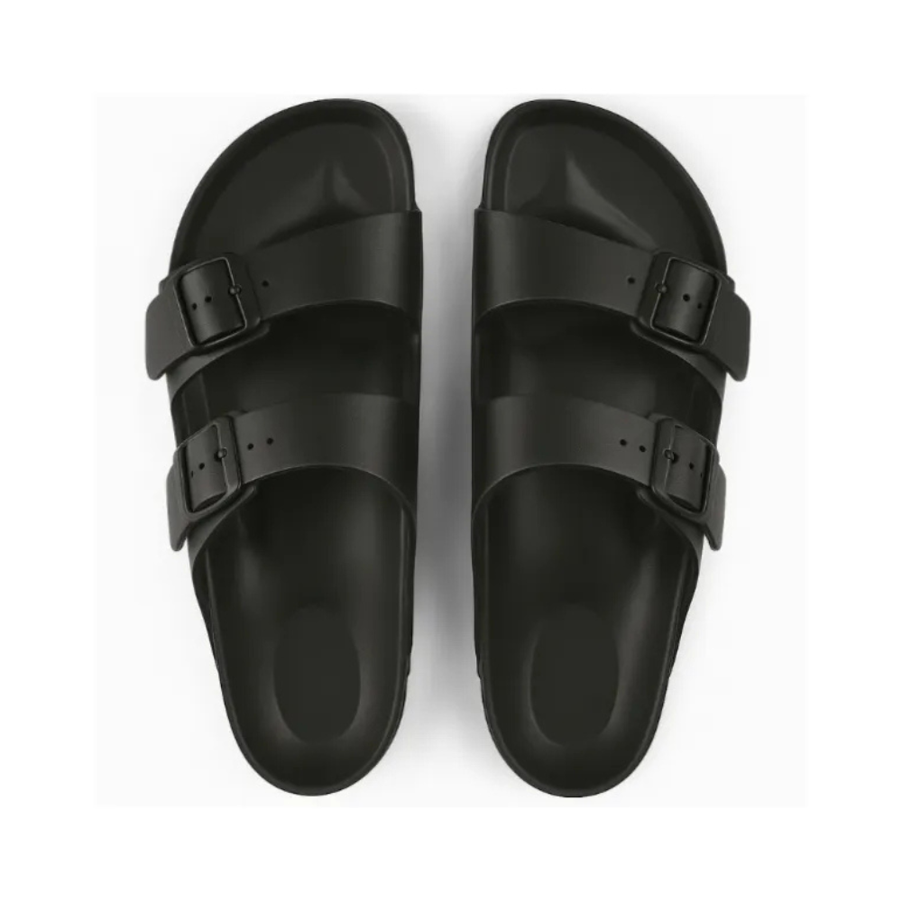Waterproof EVA Sandals With Lightweight Slip On Black