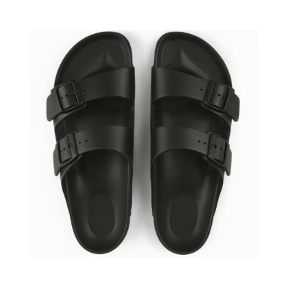 Waterproof EVA Sandals With Lightweight Slip On Black