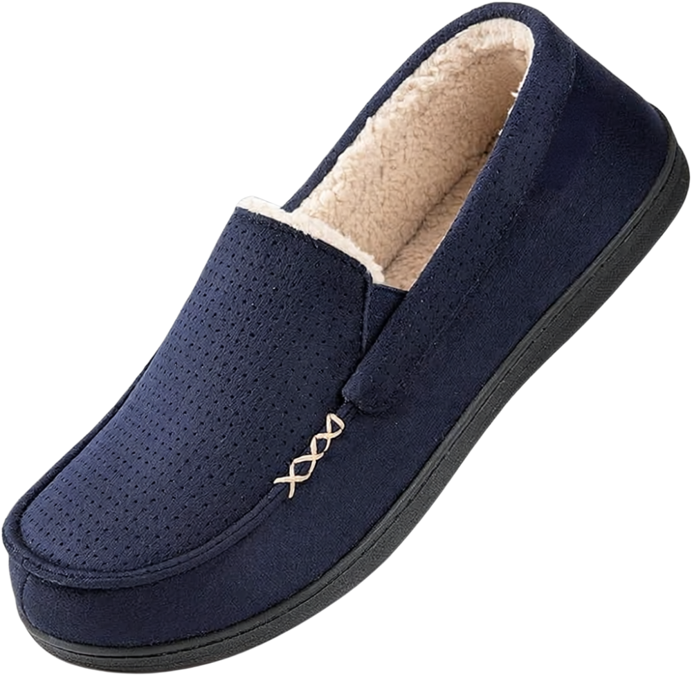 Men Suede Memory Foam Moccasin SlippersMen Suede Memory Foam Moccasin Slippers - Image 7