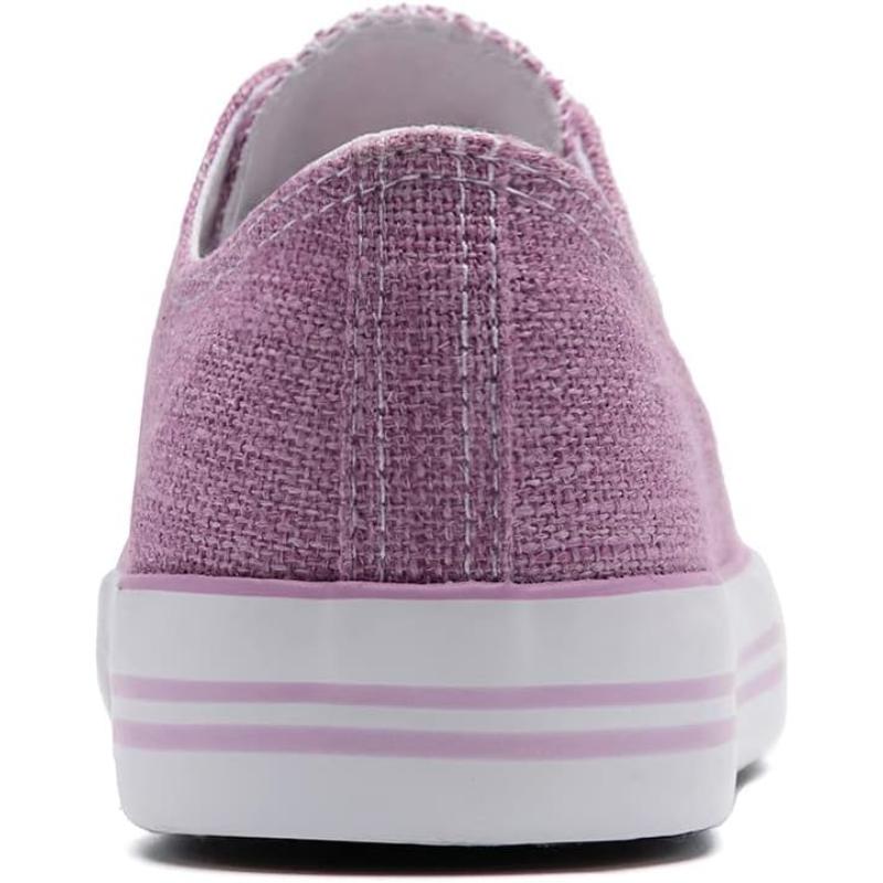 Women's Mono Canvas Lace-Up SneakersWomen's Mono Canvas Lace-Up Sneakers - Image 7