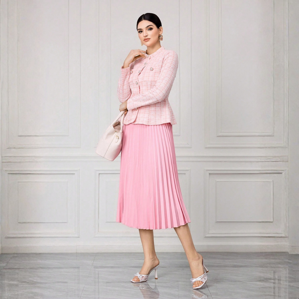 Stylish Lace Embroidery Mule Sandals With Bow Detail For Women in Red - Interior View