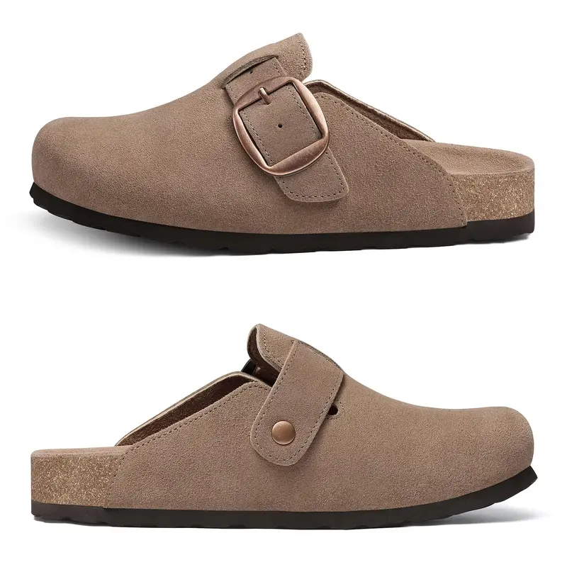 Adjustable Buckle Memory Foam Strap Slip On Clogs For Women