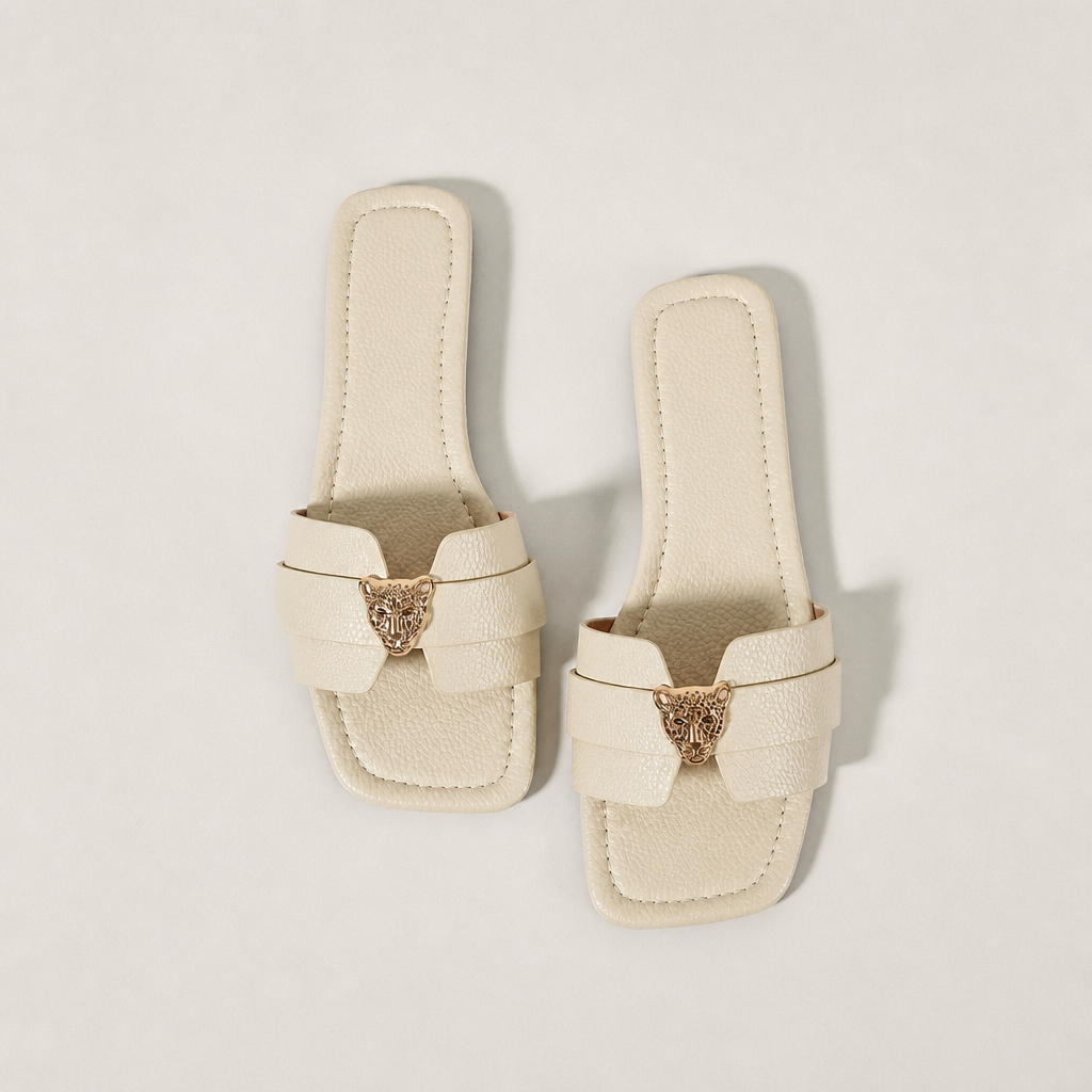 Casual Flat Slip On Slide Sandals with Lightweight Design for Women