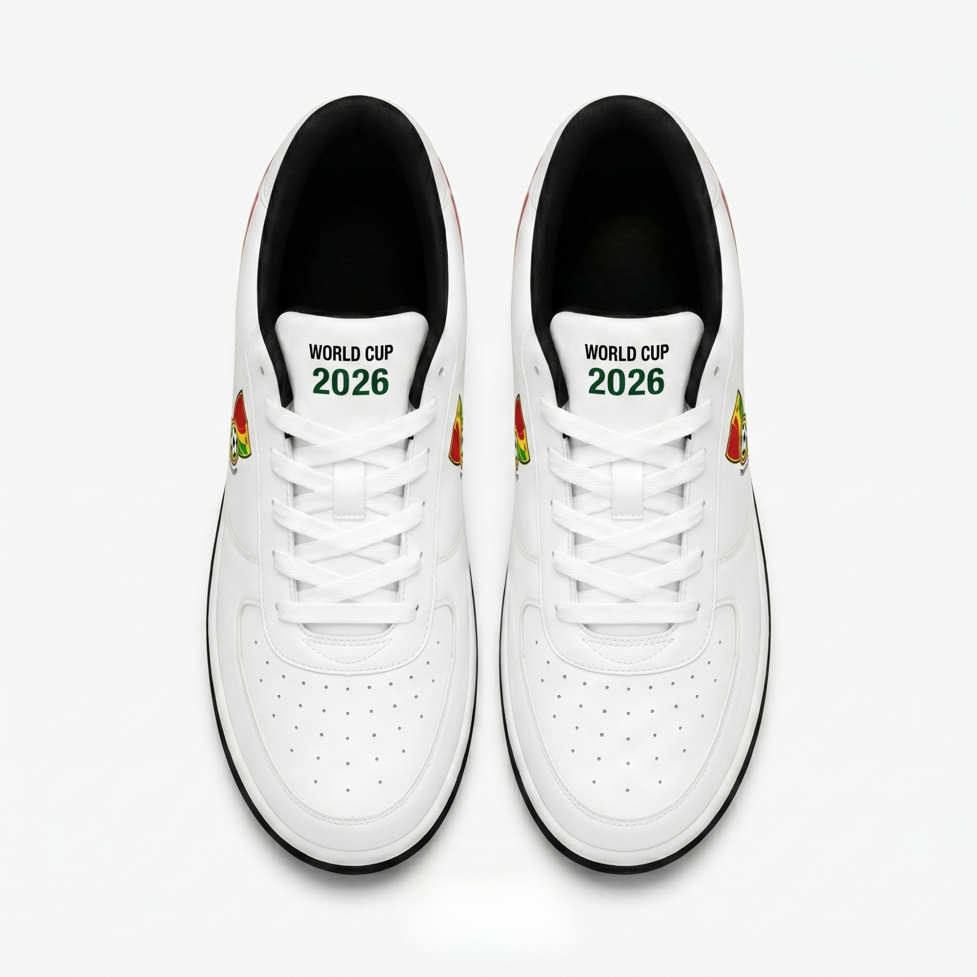 World Cup 2026 Ghana Football Fan Printed Shoes