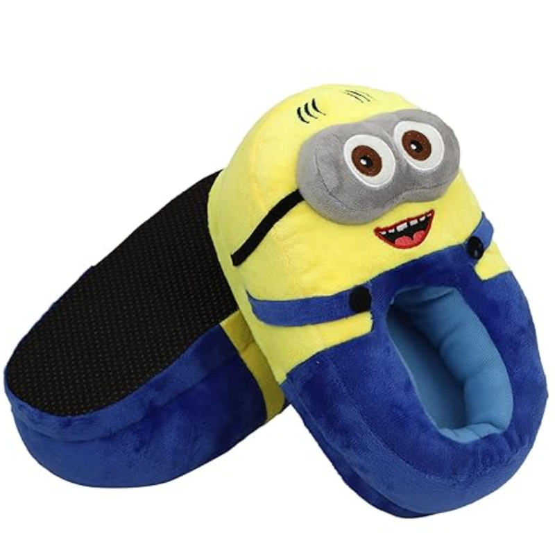 Minin Bedroom Home Plush Slipper Shoes Free Size