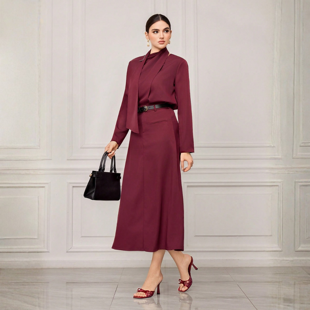 Stylish Lace Embroidery Mule Sandals With Bow Detail For Women in Light Pink - Quarter View