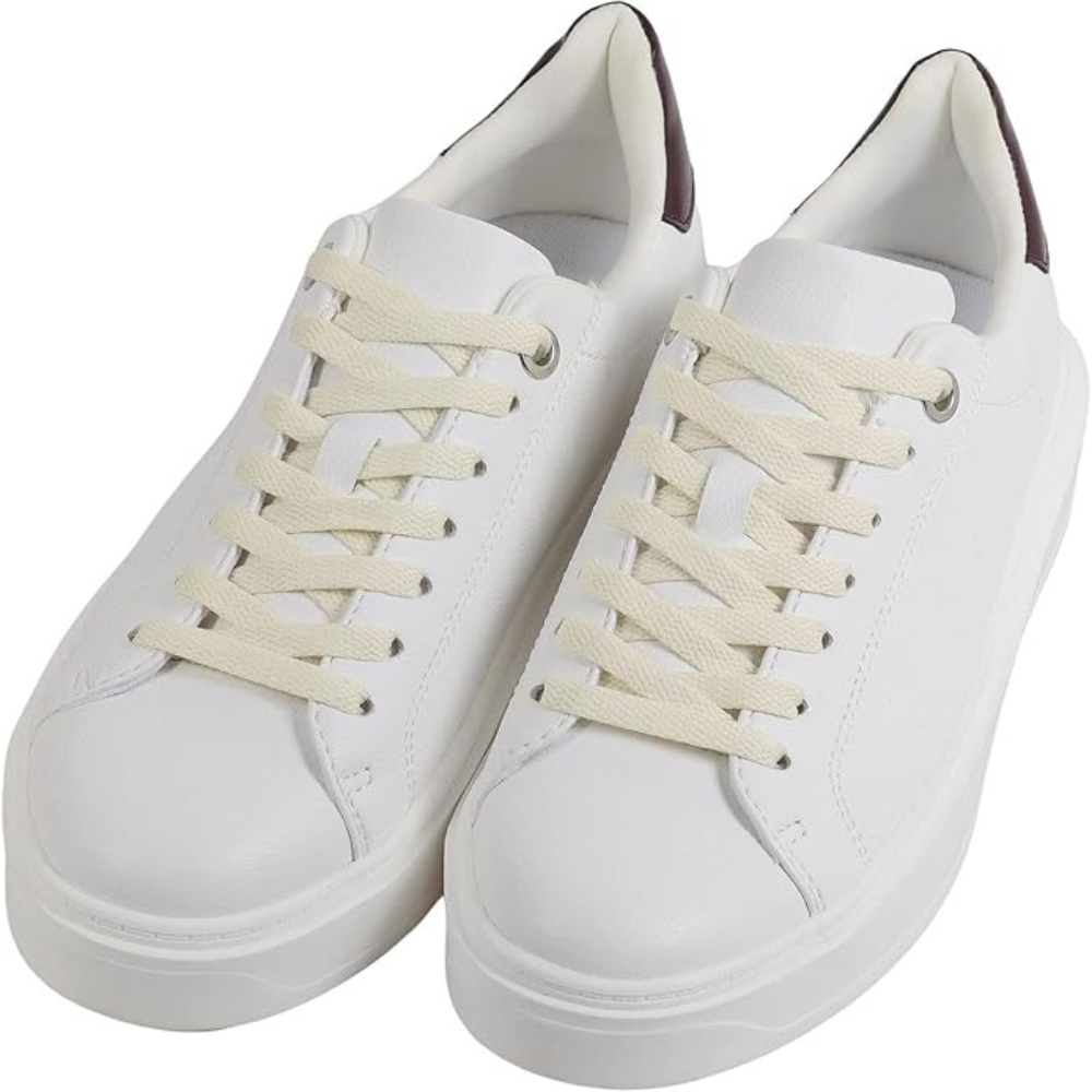 Pair of 2 Flat Shoelaces for SneakersPair of 2 Flat Shoelaces - Image 38