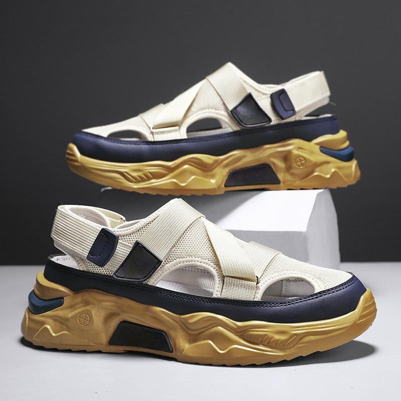 Printed Mesh Style SandalPrinted Mesh Style Sandal - Image 5