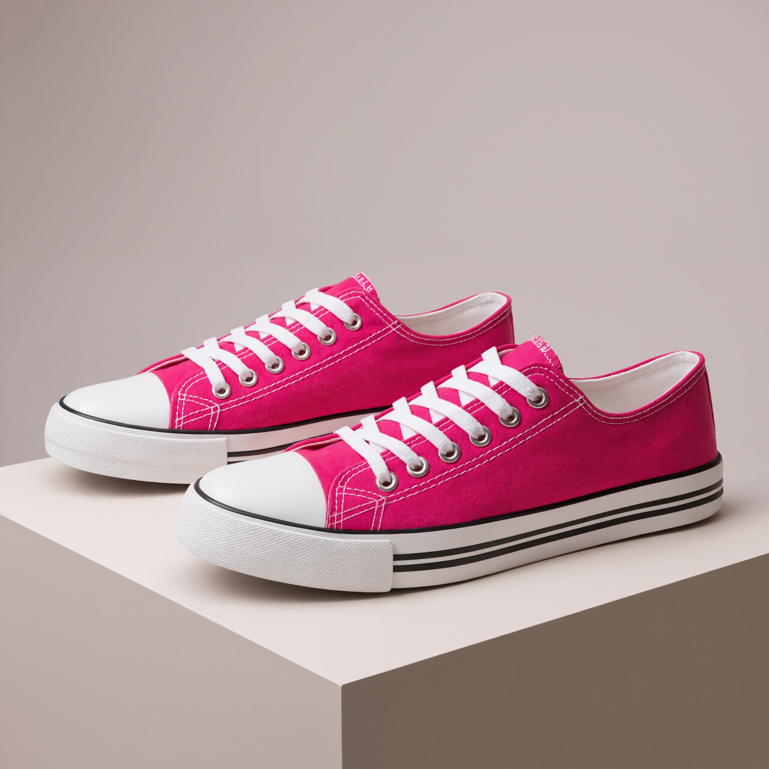 Classic Lace Up Canvas SneakersClassic Lace Up Canvas Sneakers - Image 14