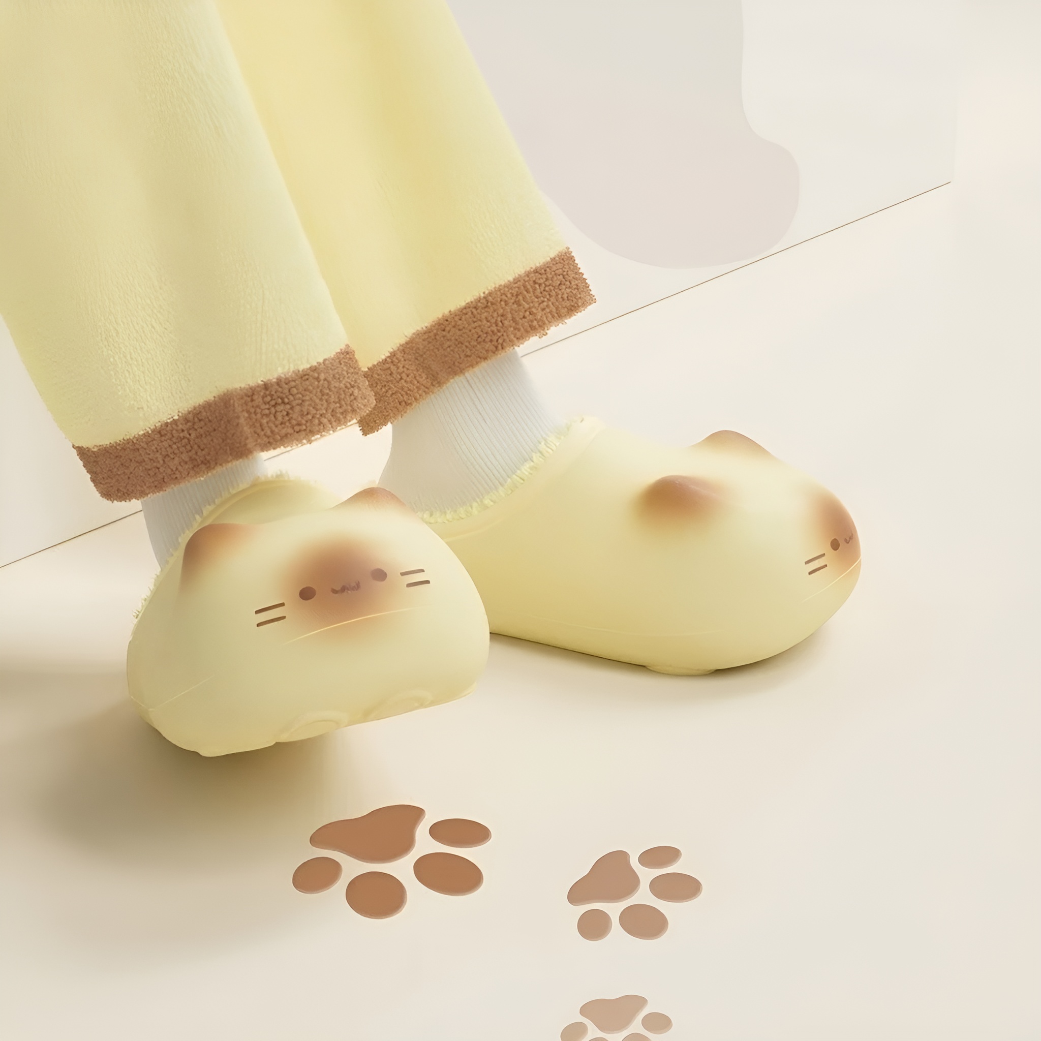 Warm Cat Paw Plush House Slippers For WomenWarm Cat Paw Plush House Slippers For Women - Image 9