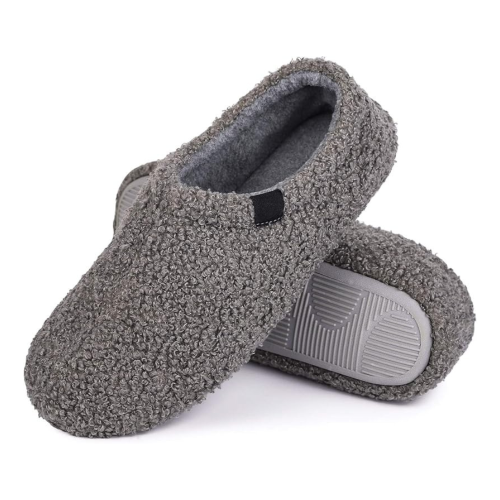 Women Memory Foam Loafer Slippers With Fuzzy Curly Fur And Cozy Fleece LiningWomen Memory Foam Loafer Slippers With Fuzzy Curly Fur And Cozy Fleece Lining - Image 4