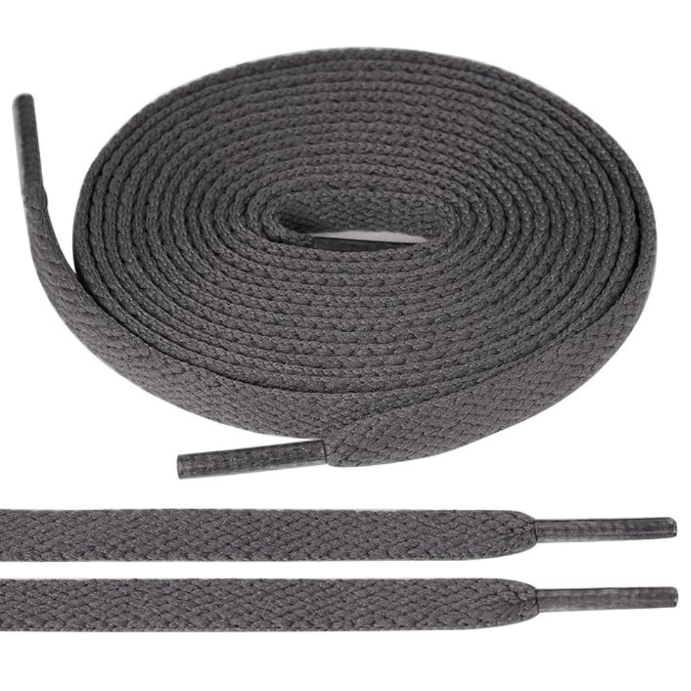 Pair of 2 Flat Shoelaces for Sneakers